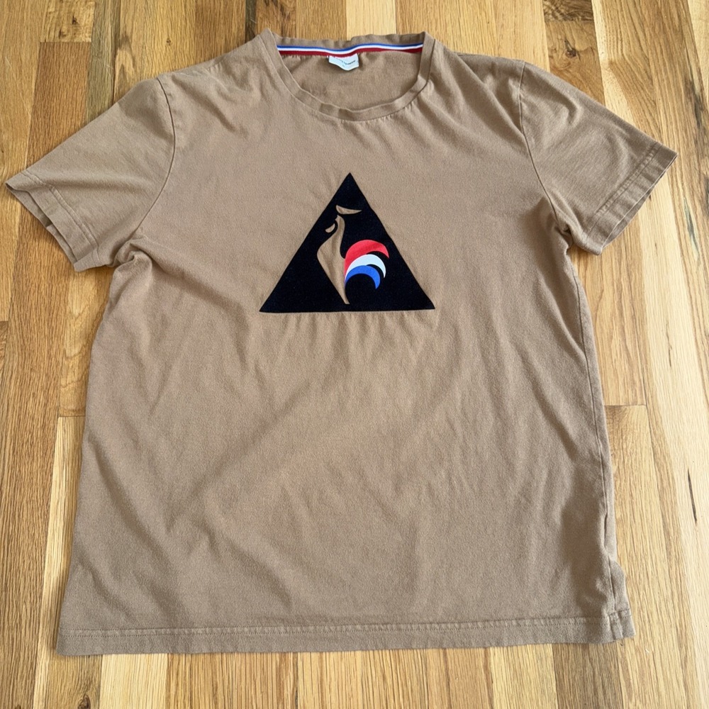 Le Coq Sportif T-shirt In‎ Light Brown | ModeSens. Size Medium